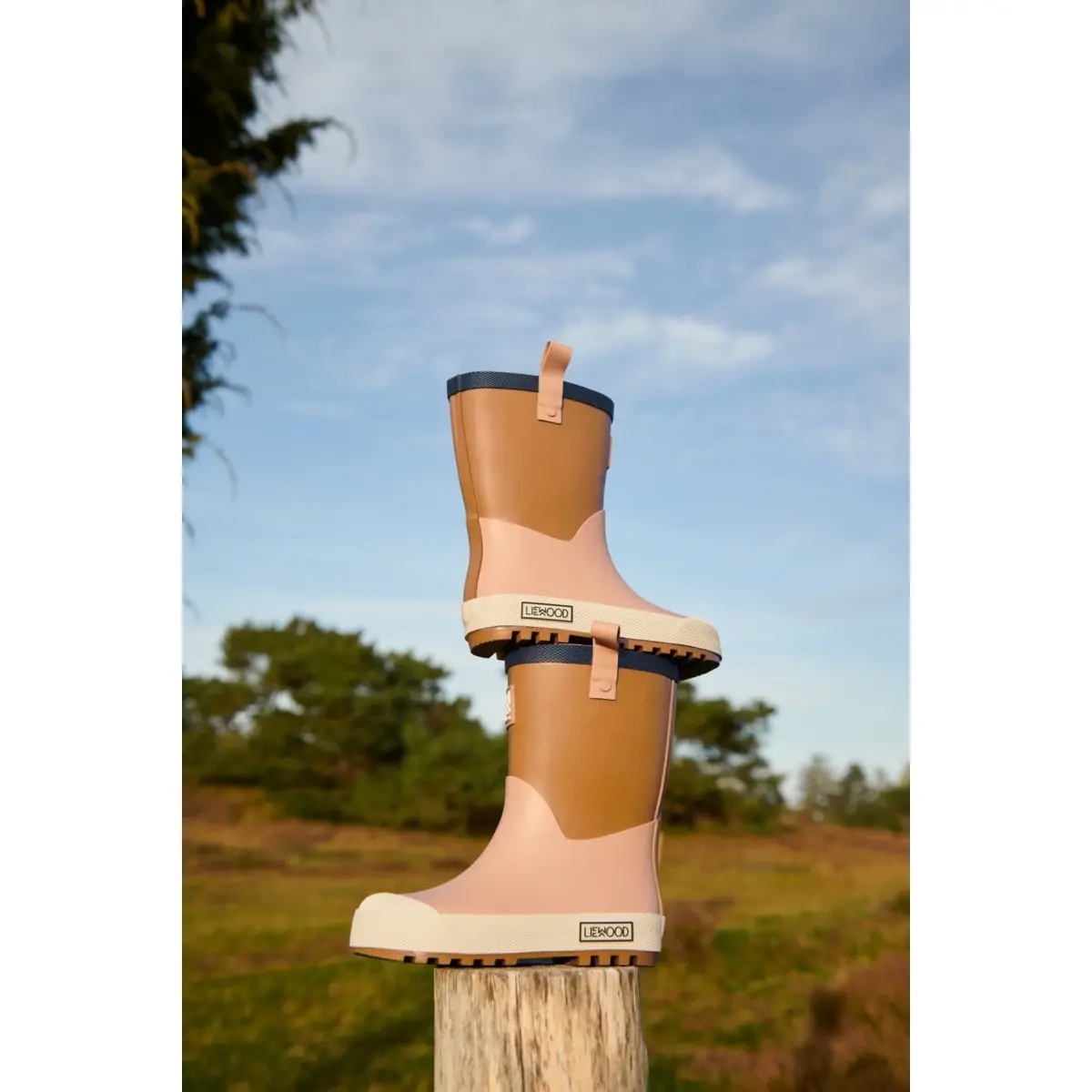 Liewood Sasha Gummistiefel „Whale blue multi mix“, Baumwollfutter, Gr. 24 – Bild 9