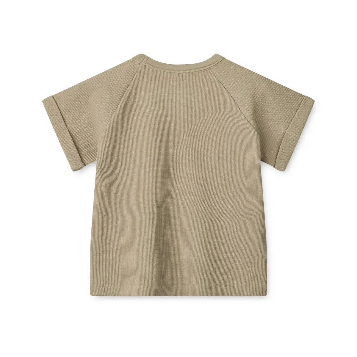 Liewood T-Shirt Nilo „Taupe“, Waffelstruktur