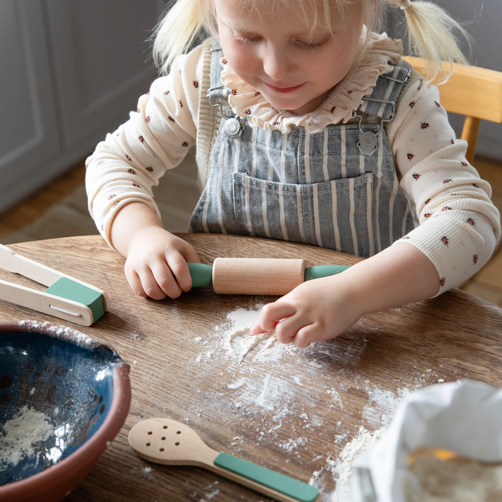 Sebra Küchenutensilien-Set aus Holz, 4-teilig