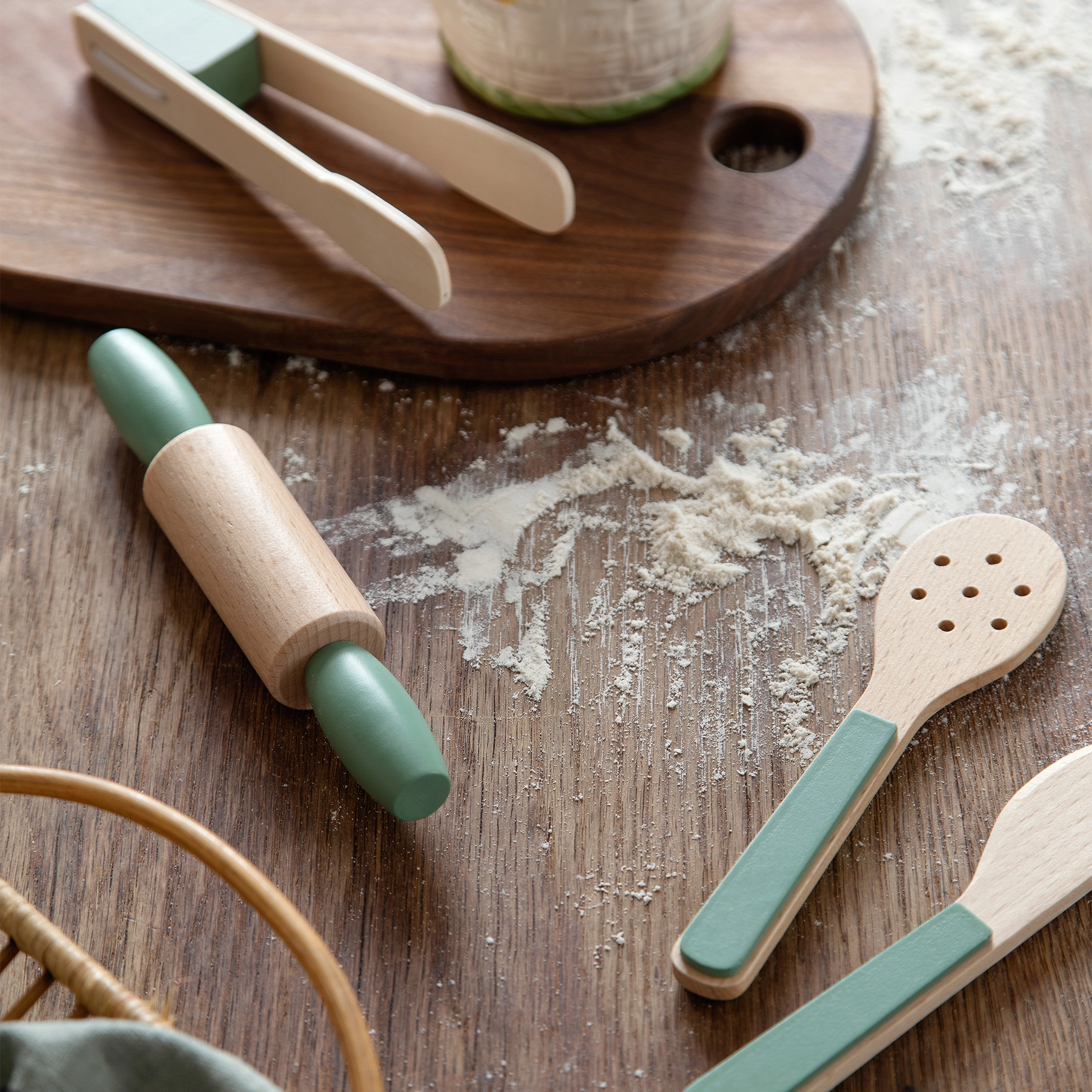 Sebra Küchenutensilien-Set aus Holz, 4-teilig