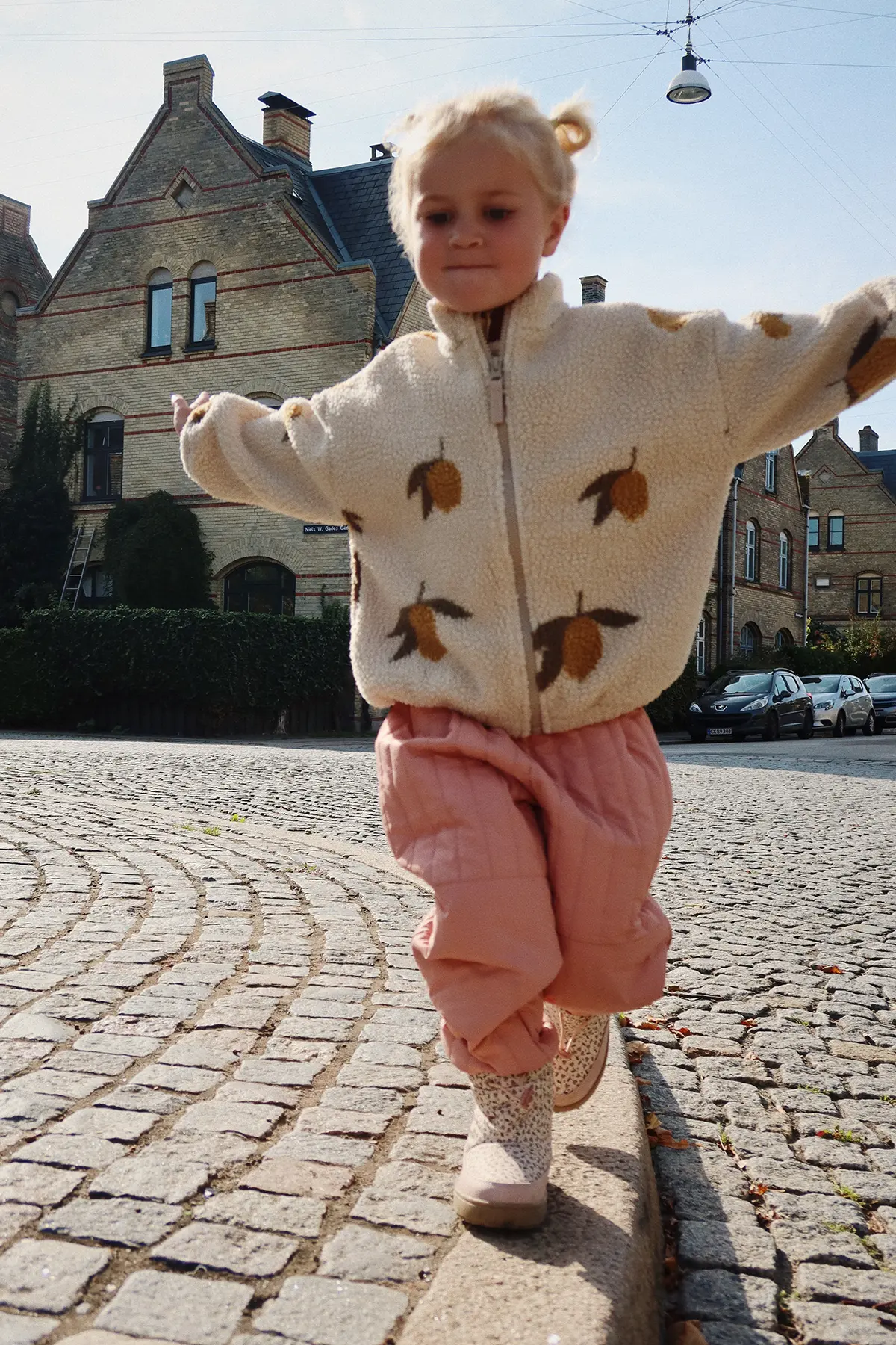 Konges Sløjd Fleece Jacke Jody „Mon Grand Citron“