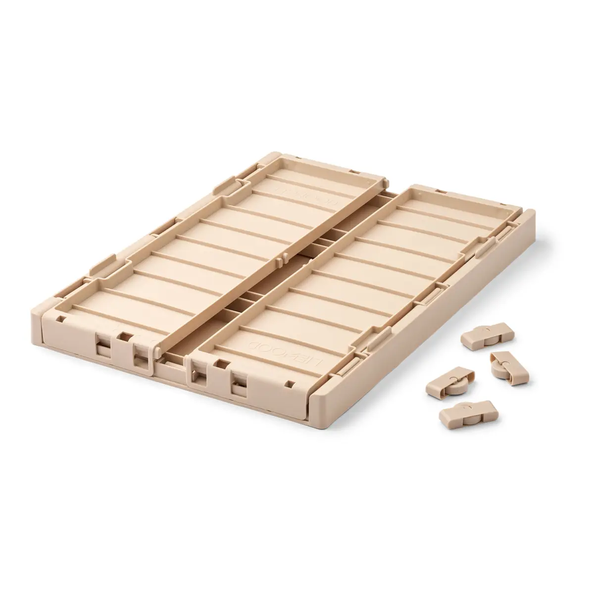 Liewood Bettrollbox Weston „Pecan“ mit Deckel, Größe L