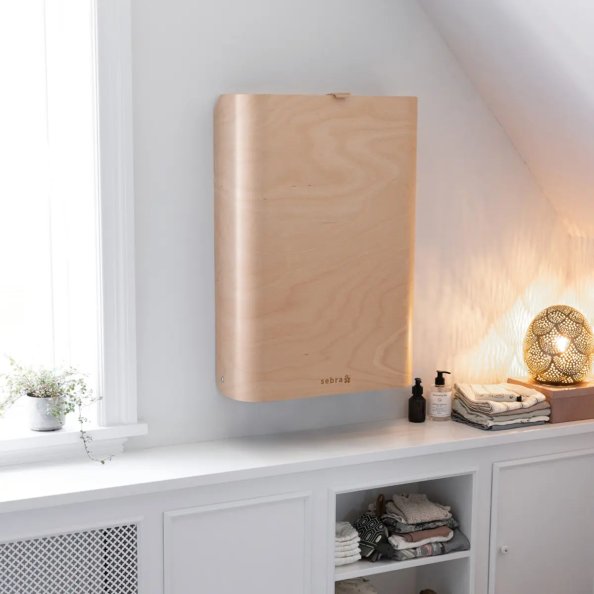 Sebra Wandwickeltisch, Wooden Edition, klappbar, FSC™ Mix