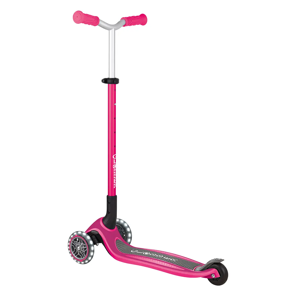 Globber Roller Master Lights mit Leuchtrollen – pink, 4-14 Jahre