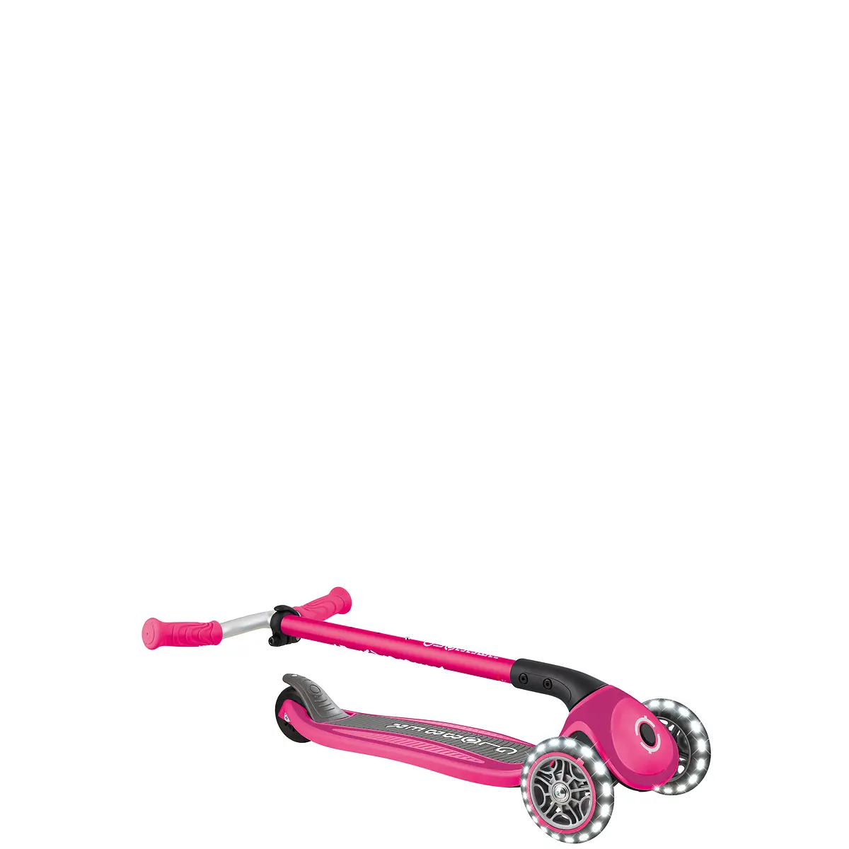 Globber Roller Master Lights mit Leuchtrollen – pink, 4-14 Jahre