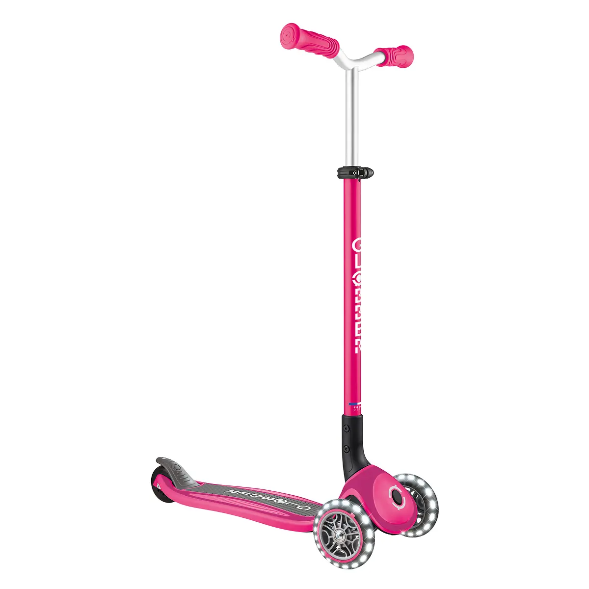 Globber Roller Master Lights mit Leuchtrollen – pink, 4-14 Jahre