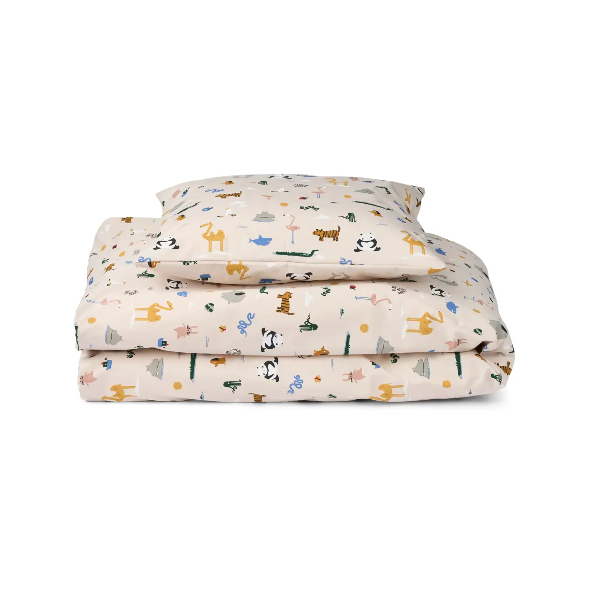 Liewood Junior-Bettwäsche Ingeborg „Around the world / Sandy“