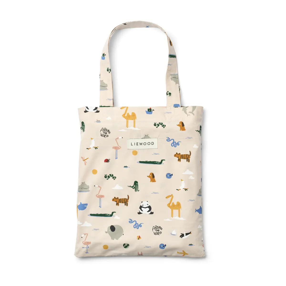 Liewood Junior-Bettwäsche Ingeborg „Around the world / Sandy“