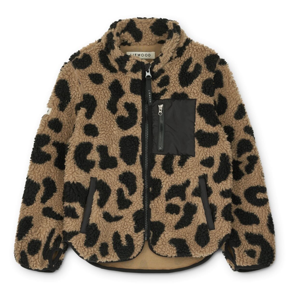 Liewood Nolan Sherpa Jacke für Kinder „Mega leo / Oat mix“, Gr. 80-98, 110