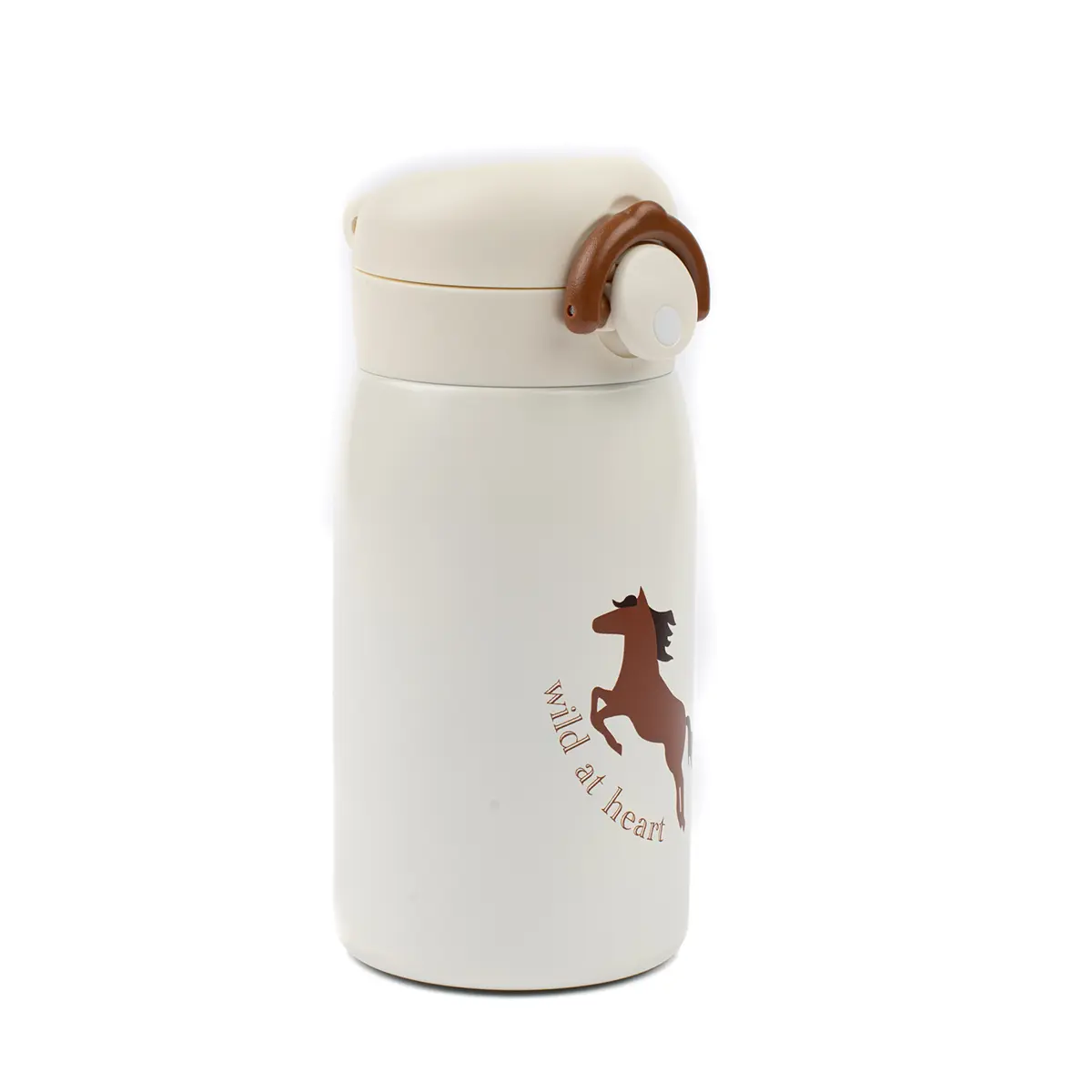 Fabelab Edelstahl-Trinkflasche „Wild at Heart / natur“, small, 320ml