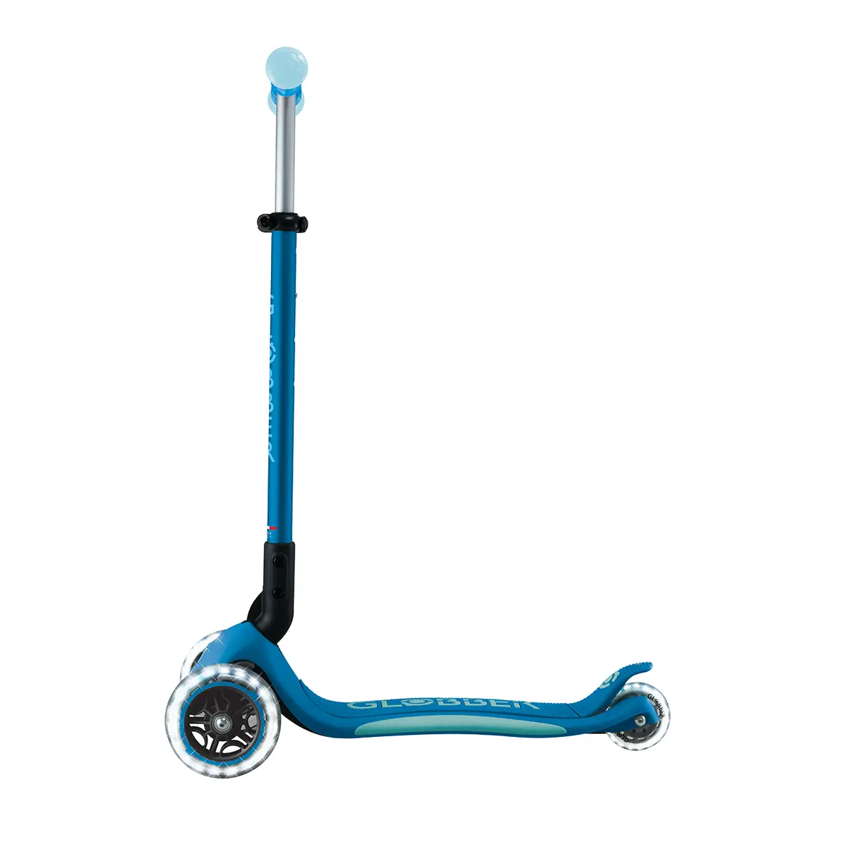 Globber Roller Elite Glow Lights mit Leuchtrollen – Petrol, ab 3 Jahre