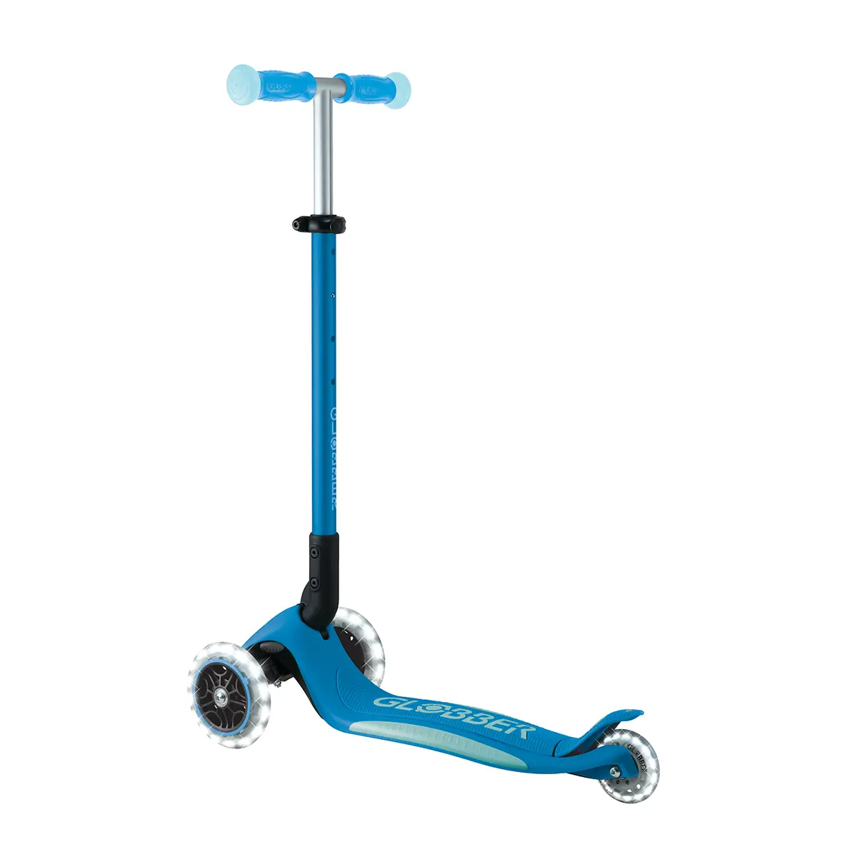 Globber Roller Elite Glow Lights mit Leuchtrollen – Petrol, ab 3 Jahre