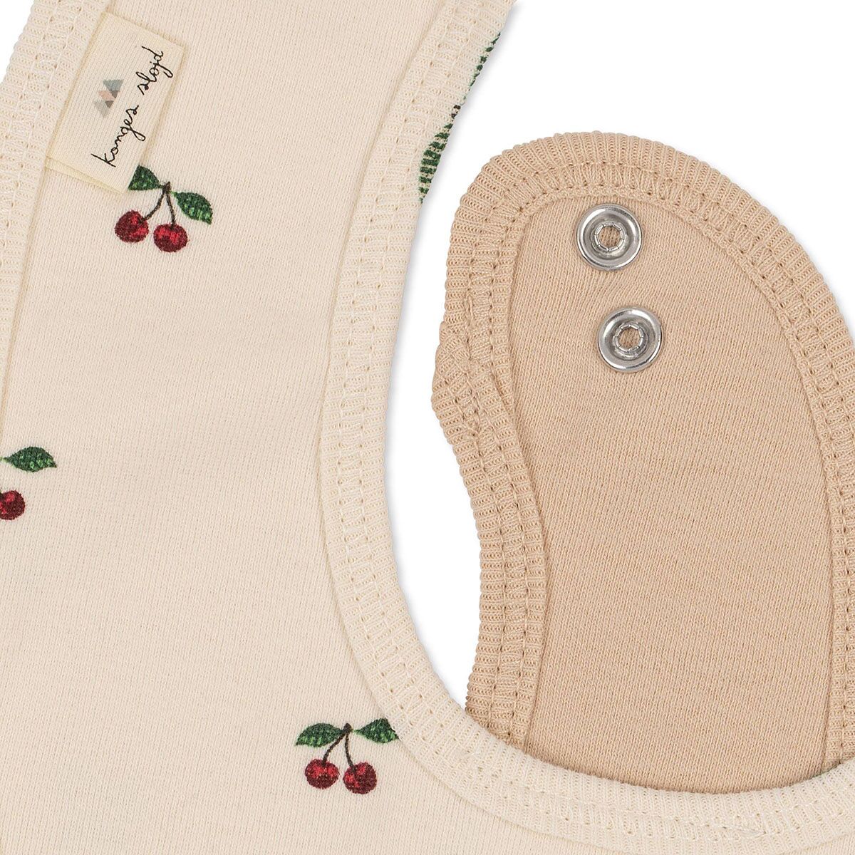 DELISTED Konges Sløjd Lätzchen-Set „Cherry“, 2er Set – Bild 3