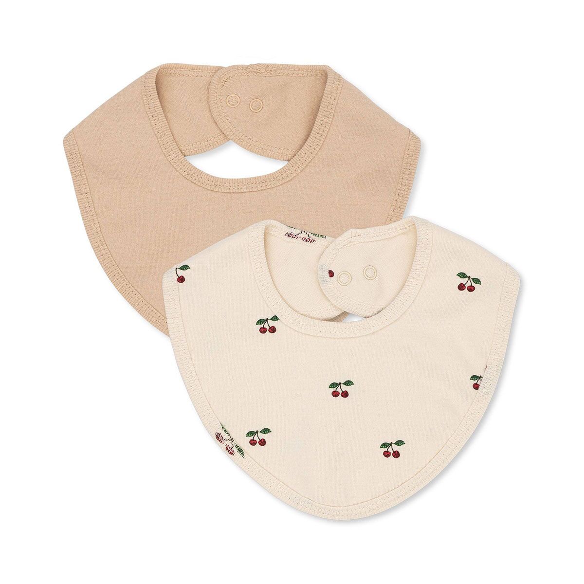 DELISTED Konges Sløjd Lätzchen-Set „Cherry“, 2er Set