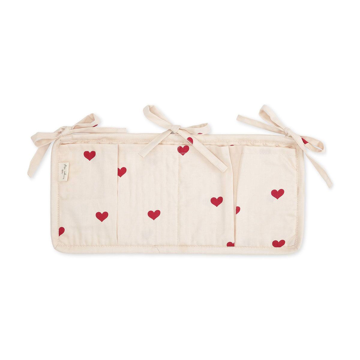 Konges Sløjd KS4207 - QUILTED BED POCKETS - AMOUR ROUGE - Main
