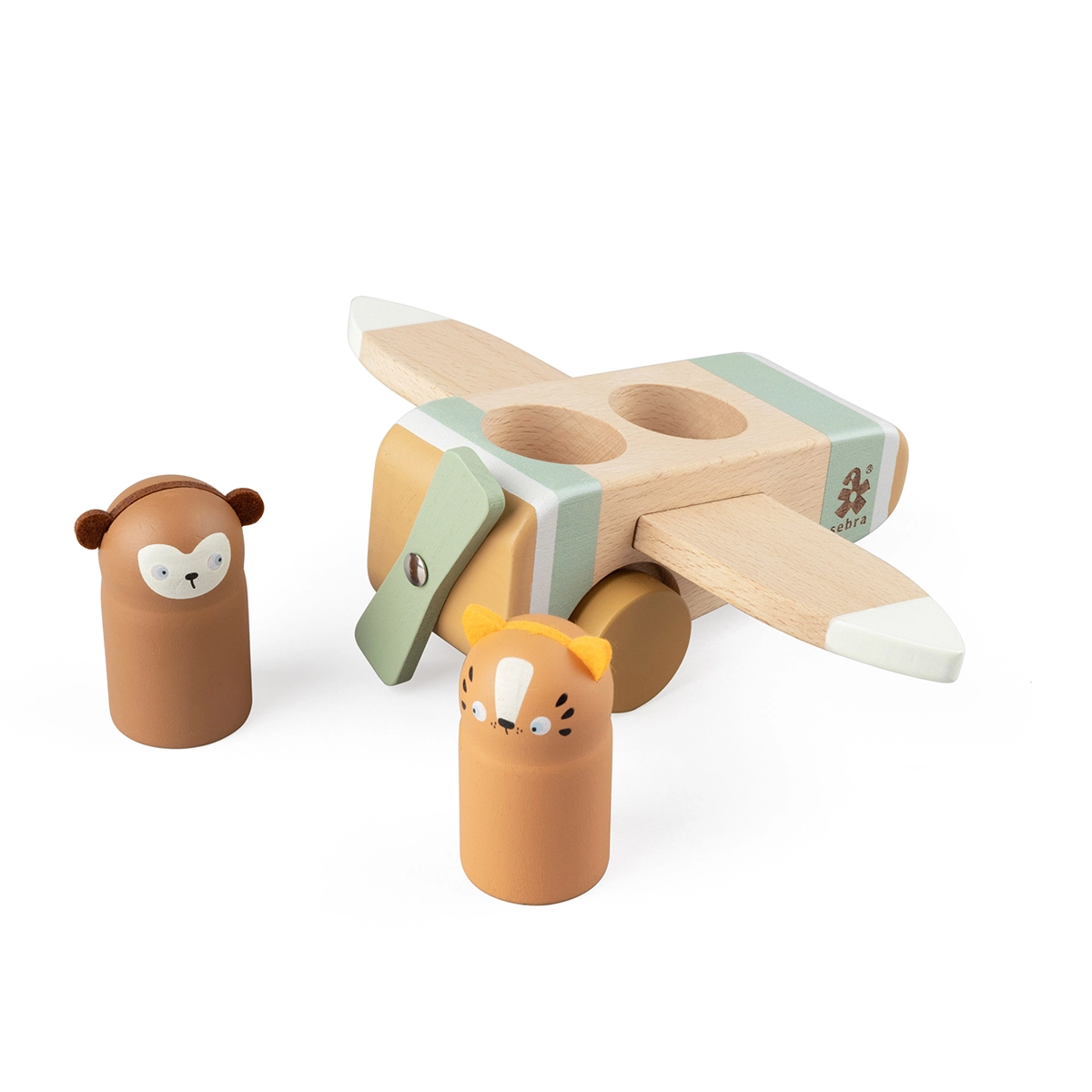 Sebra Flugzeug aus Holz „Wildlife“