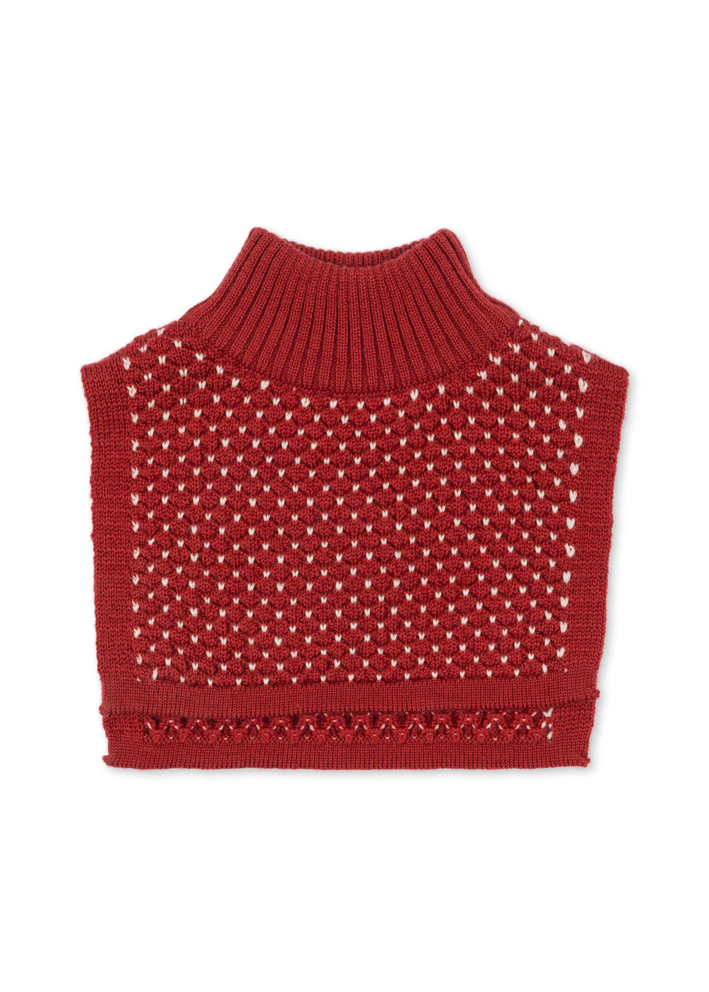 Konges Sløjd Nackenwärmer „Strawberry / True Red“