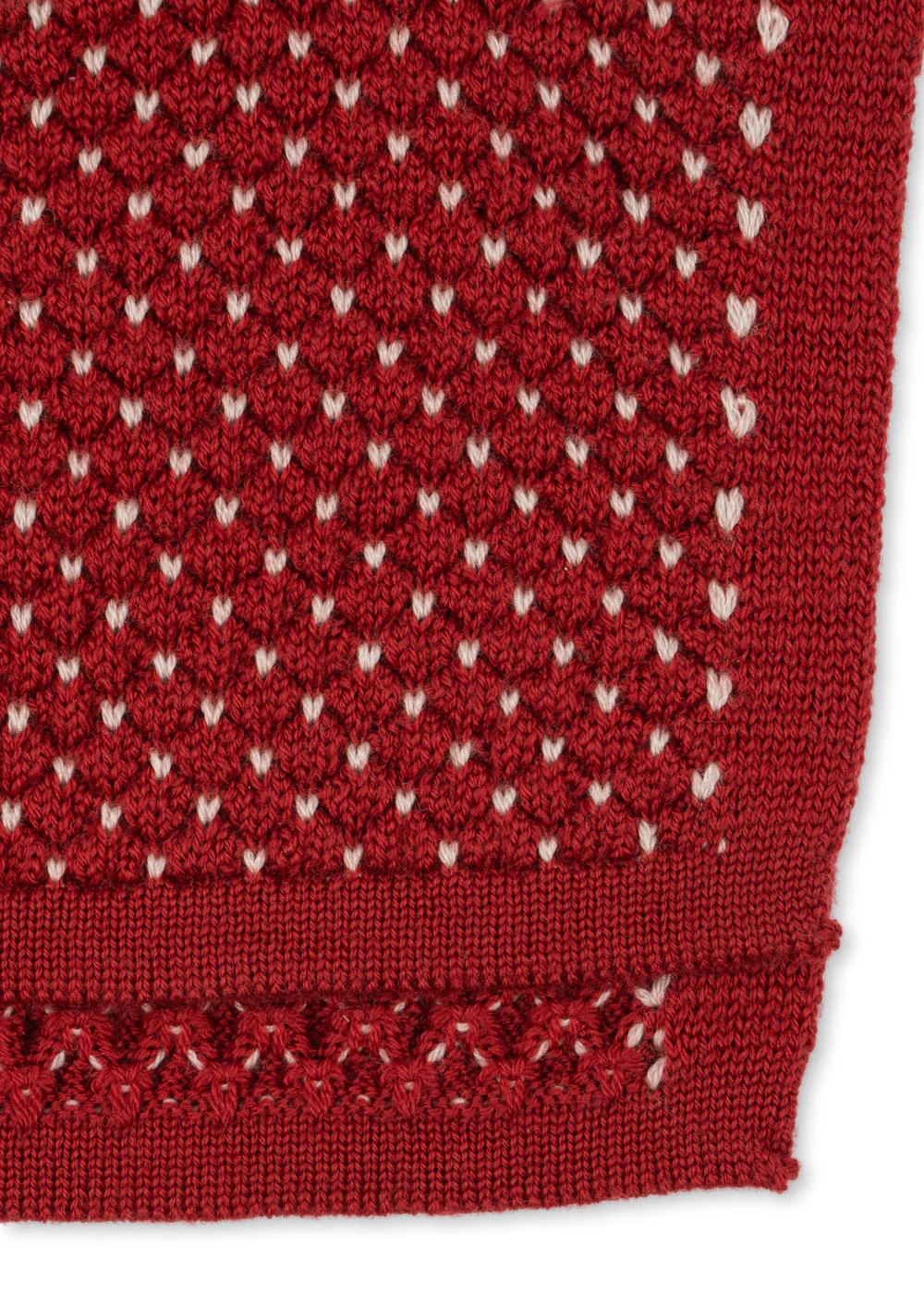 Konges Sløjd Nackenwärmer „Strawberry / True Red“
