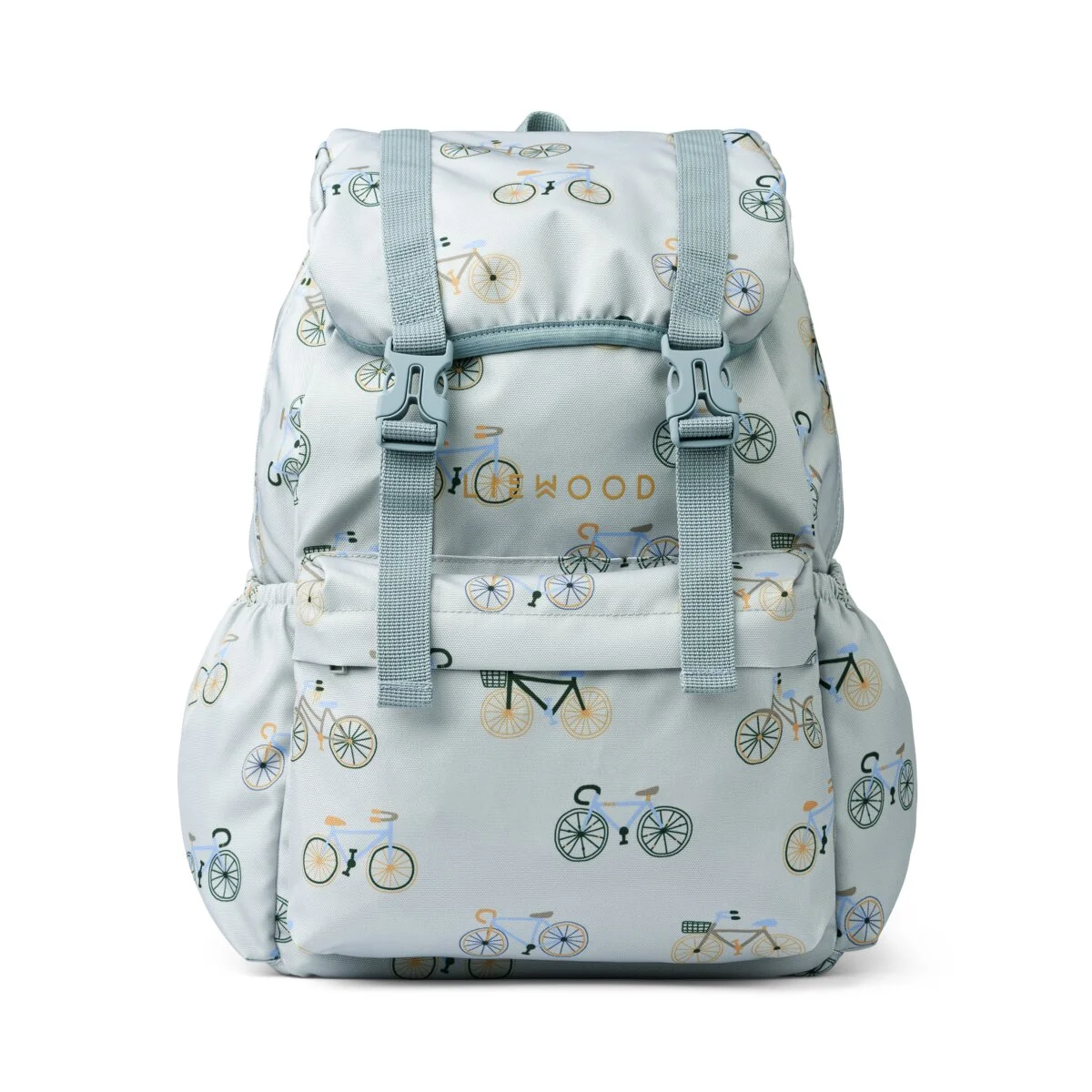 Liewood Schulrucksack Helena „Bicycle / Cloud blue“, 42x28x17cm