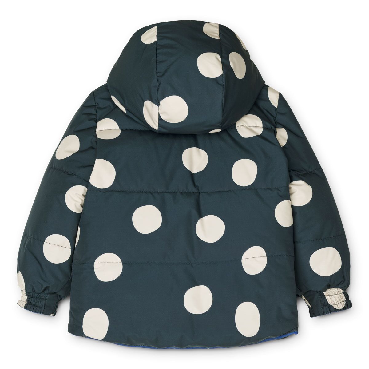Liewood Paloma Daunenjacke für Kinder „Mega dot / Midnight navy“, Wendejacke, Gr. 80-92 – Bild 6