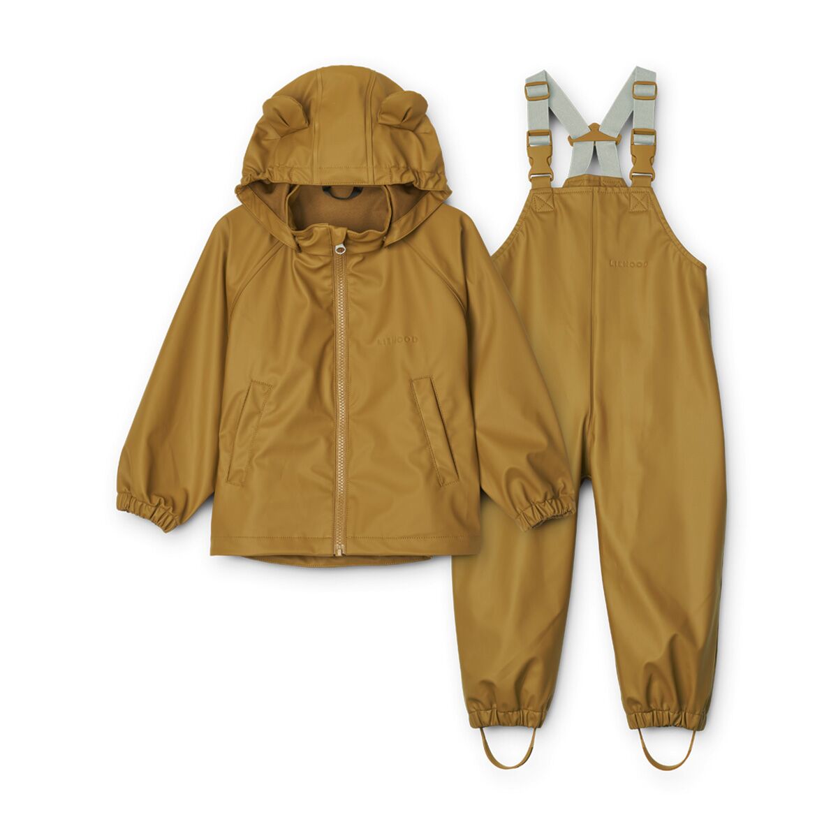 DELISTED Liewood Melodi Regenbekleidungs-Set „Golden caramel“