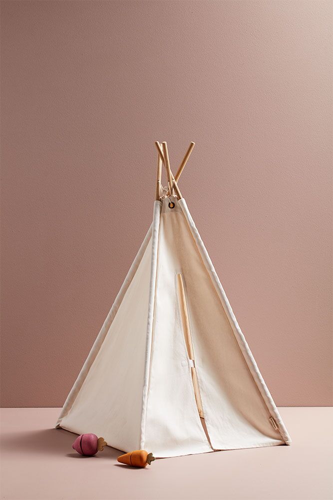 Kids Concept Mini-Tipi Zelt in weiß, 75cm Mood