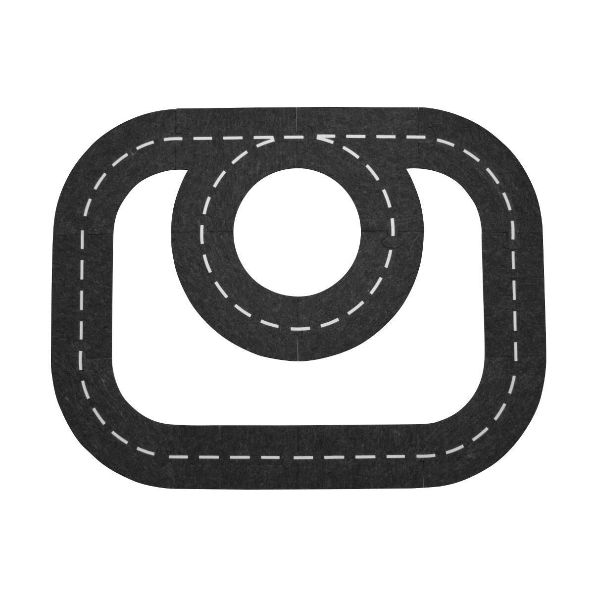 sebra Fahrbahn aus stark Filzimitat 3019305 - 01