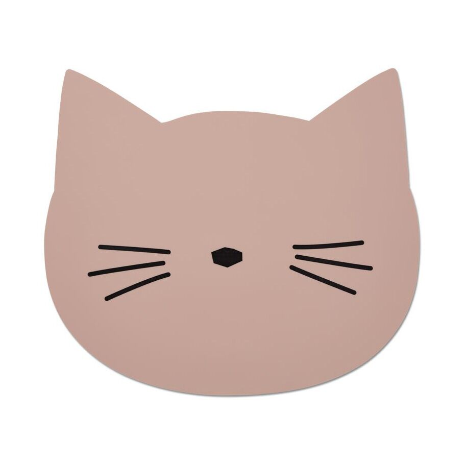 Liewood Aura Silikon-Tischset „Cat rose“