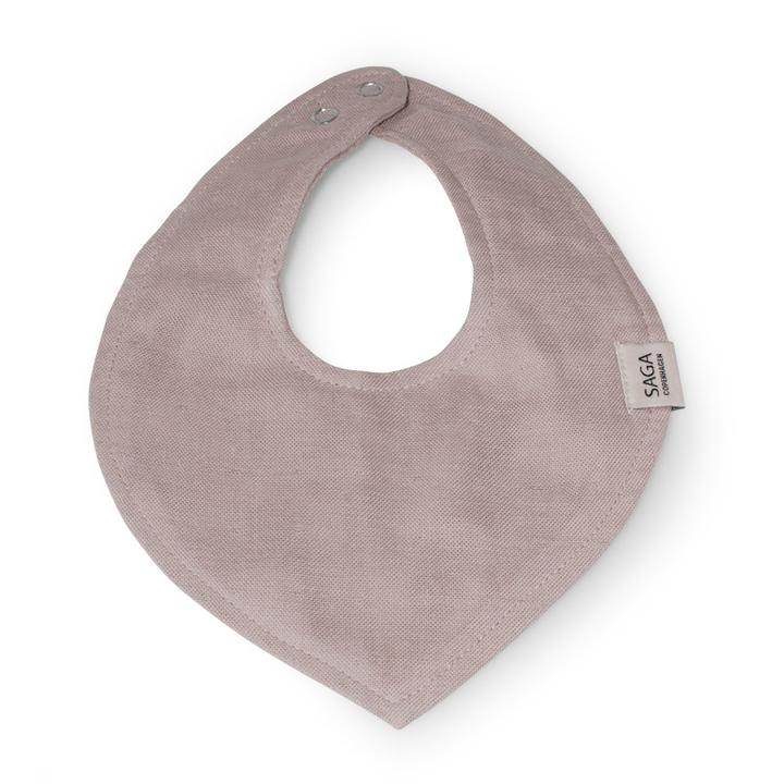 Saga Copenhagen Musselin-Lätzchen Kalli, Mauve