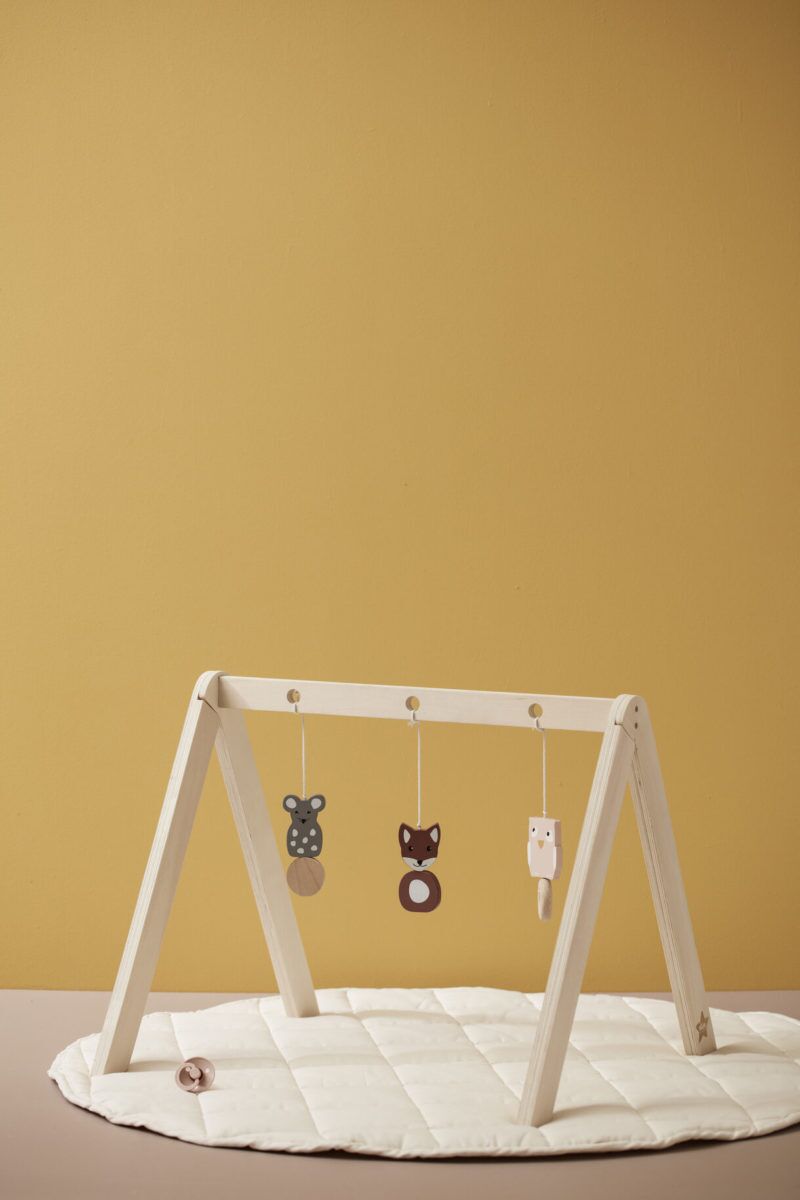 Kids Concept Spielteppich rund, beige, ø80cm Mood 1