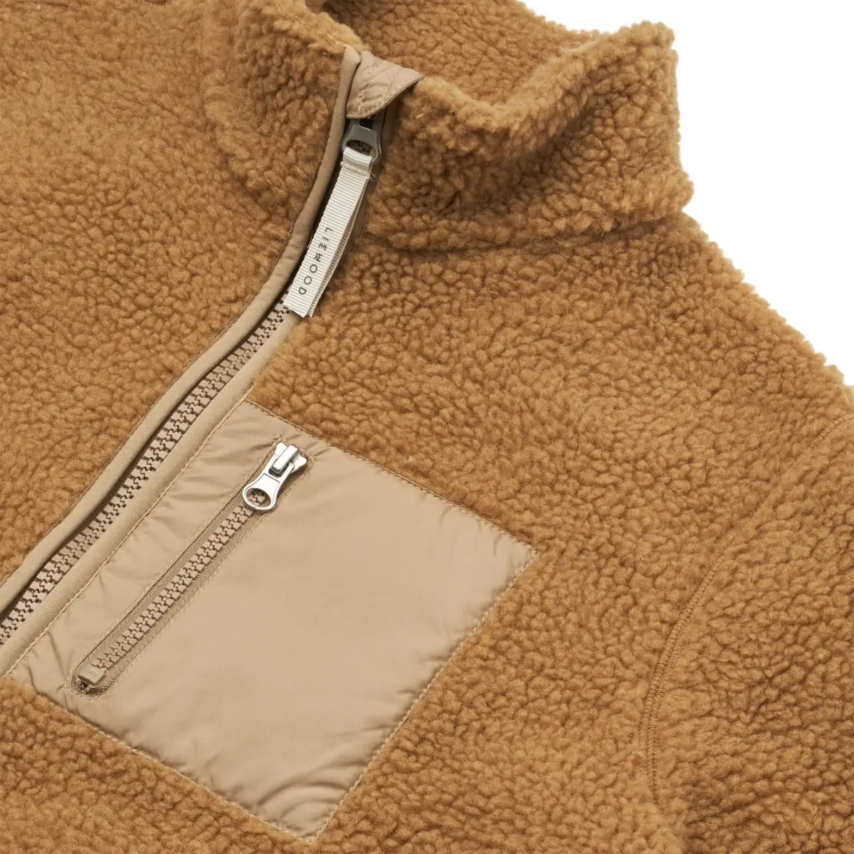 Liewood Sherpa Erwachsenen Jacke Nelson „Golden caramel / Oat mix“