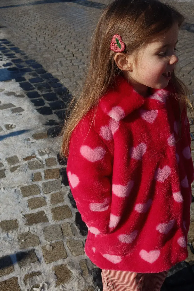 Konges Sløjd Fleecemantel Fuzzie „Amour Jazzy“