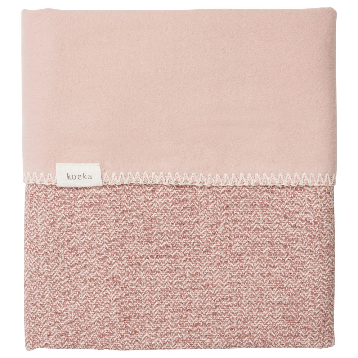 koeka Babydecke Vigo Fannel old pink : shadow pink, 70x100cm