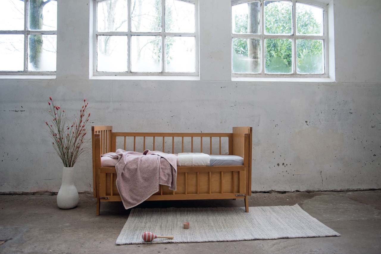 koeka Kinderdecke Vigo Fannel old pink : shadow pink, 100x150cm