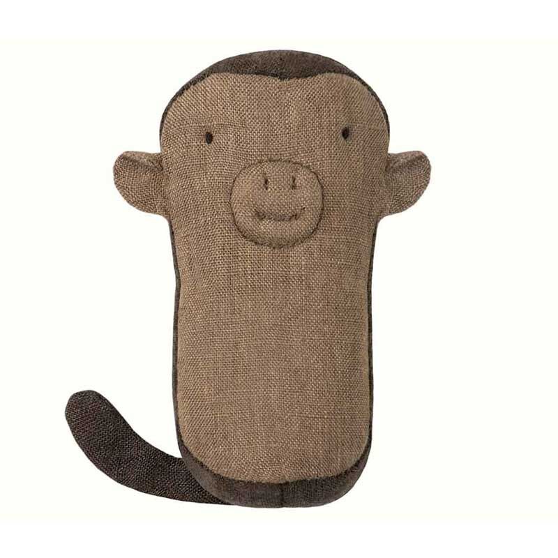 Maileg Noah‘s Friends Baby-Rassel Affe, H12 cm