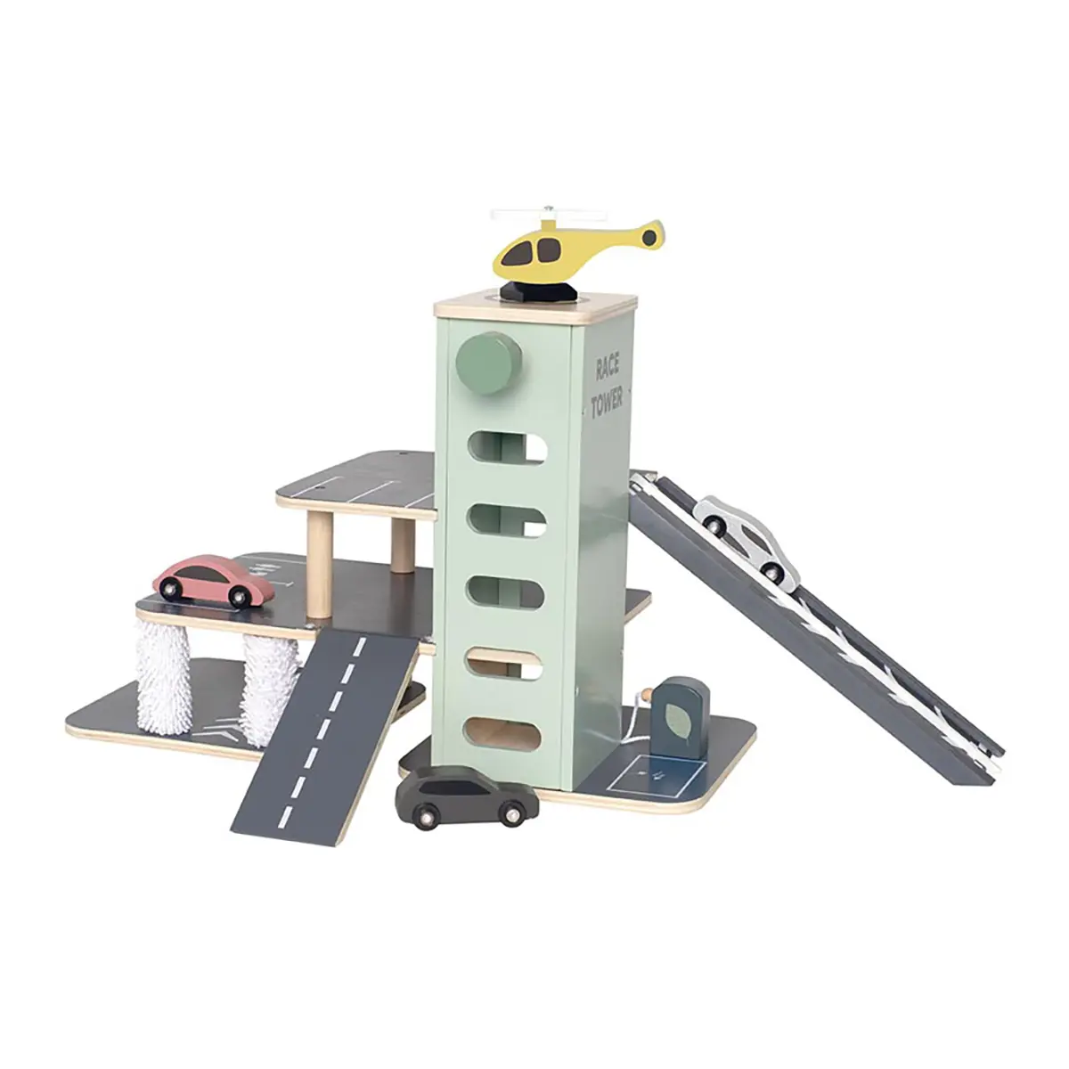 Jabadabado Parkhaus Garage aus Holz
