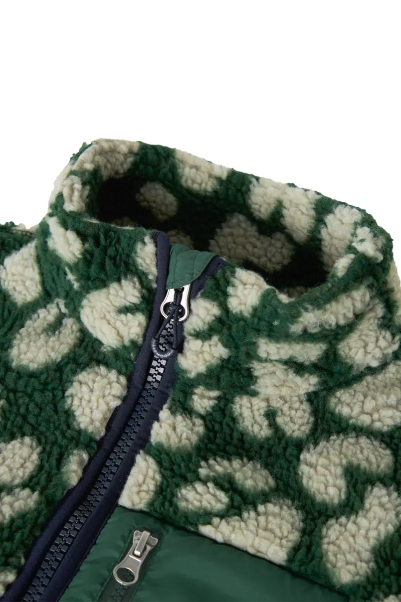 Liewood Sherpa Erwachsenen Jacke Nelson „Mega leo / Garden green“