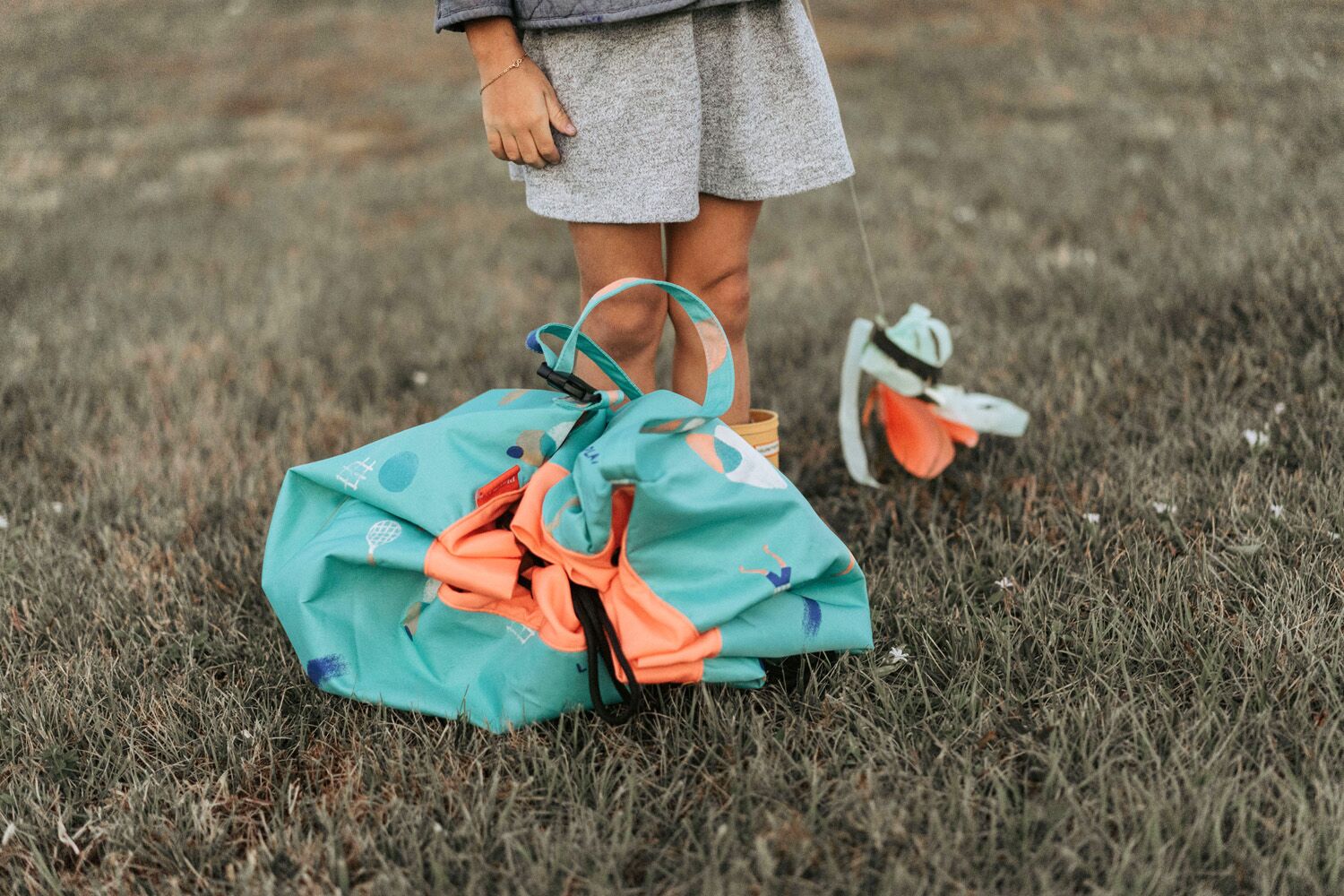 Play&Go Spielzeugsack Spielmatte Play Outdoor (ø140cm) 05