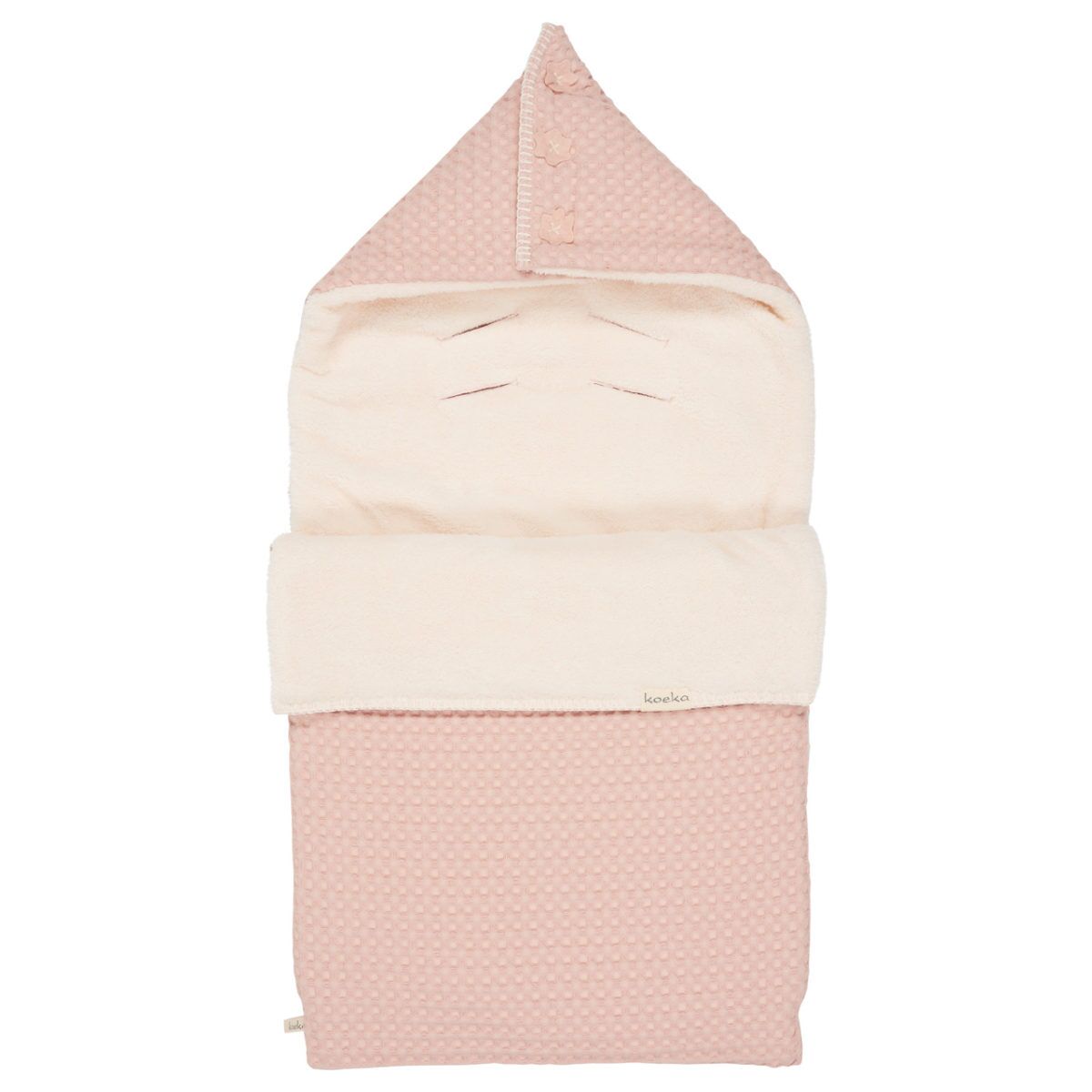 koeka Fußsack Oslo shadow pink : light shadow pink für 3-Punktgurt