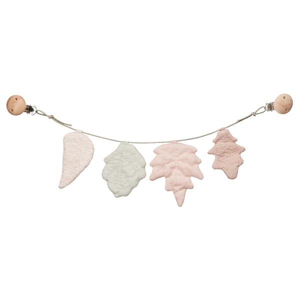 Cam Cam Kinderwagenkette Blätter „Mix Rose“