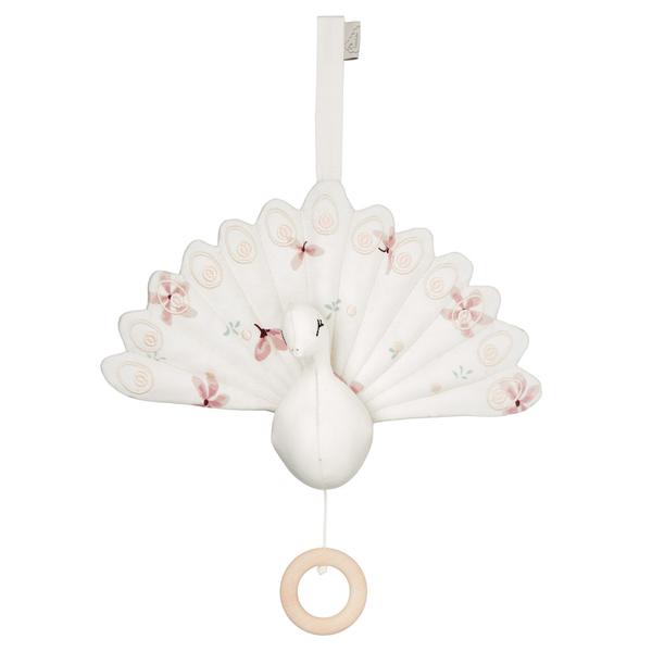 Cam Cam Pfauen Spieluhr „Windflower Creme“, 01