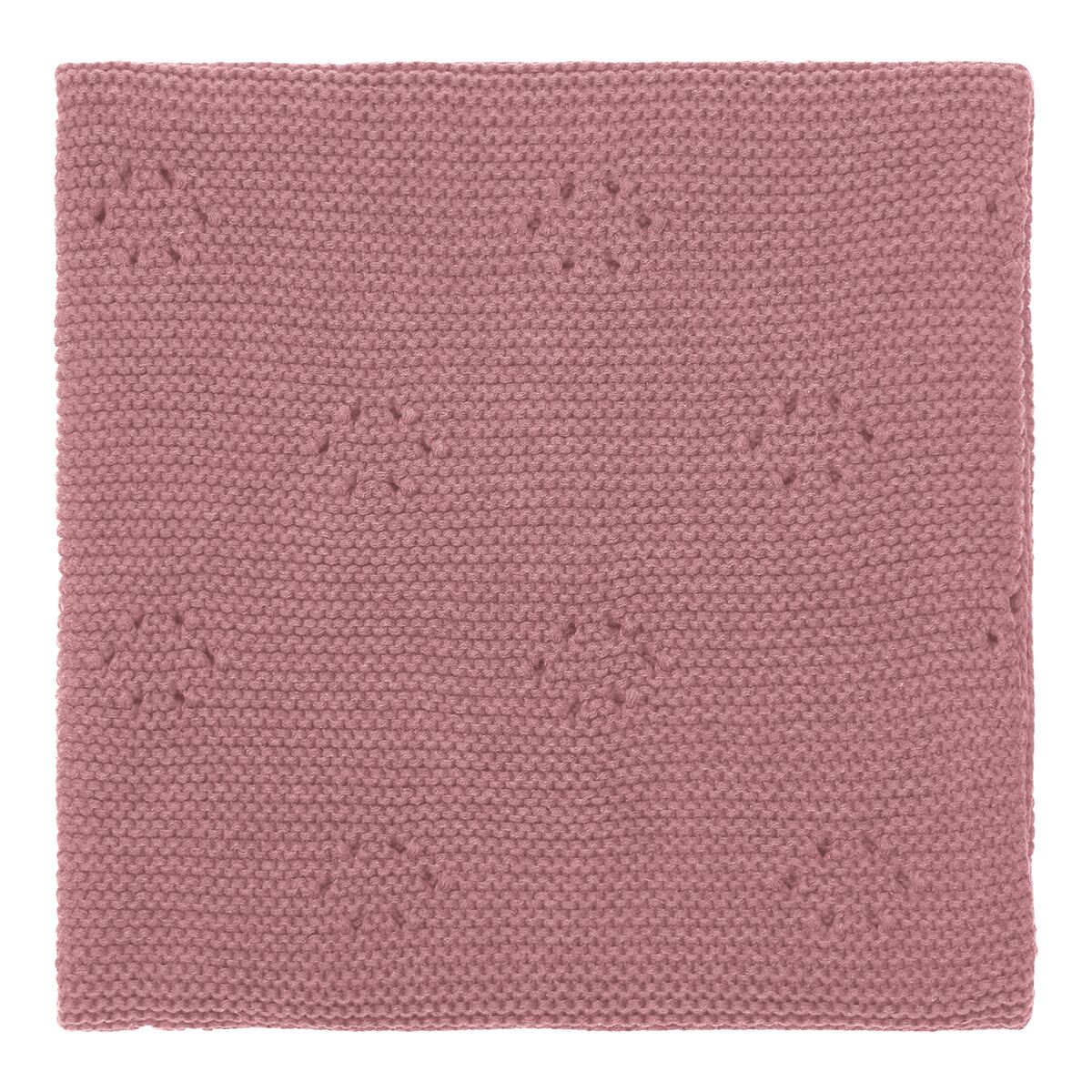 koeka Babydecke Toujours, Strickdecke, berry, 75x90cm 02