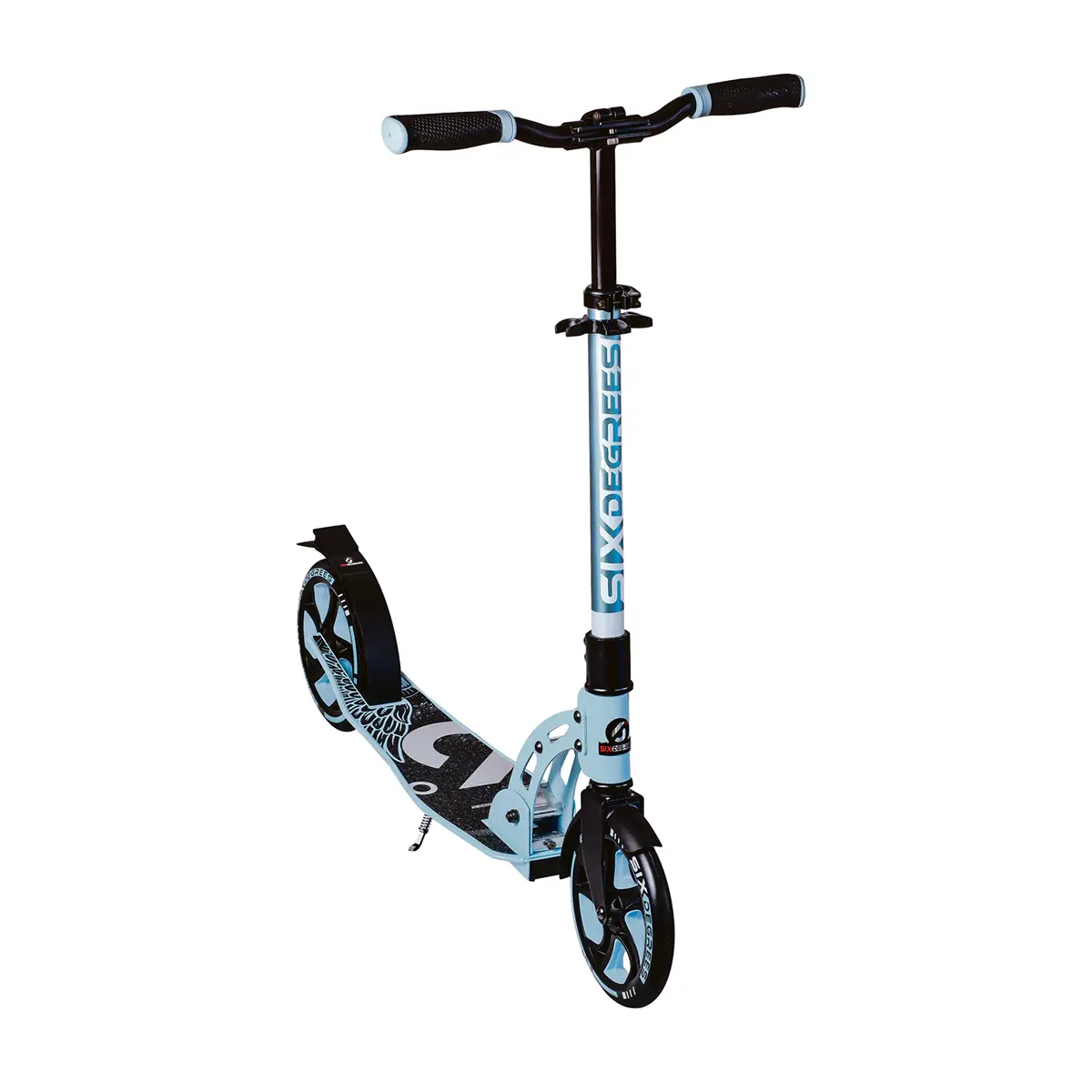 Six Degrees Aluminium Scooter 205 mm - Pastell-Blau