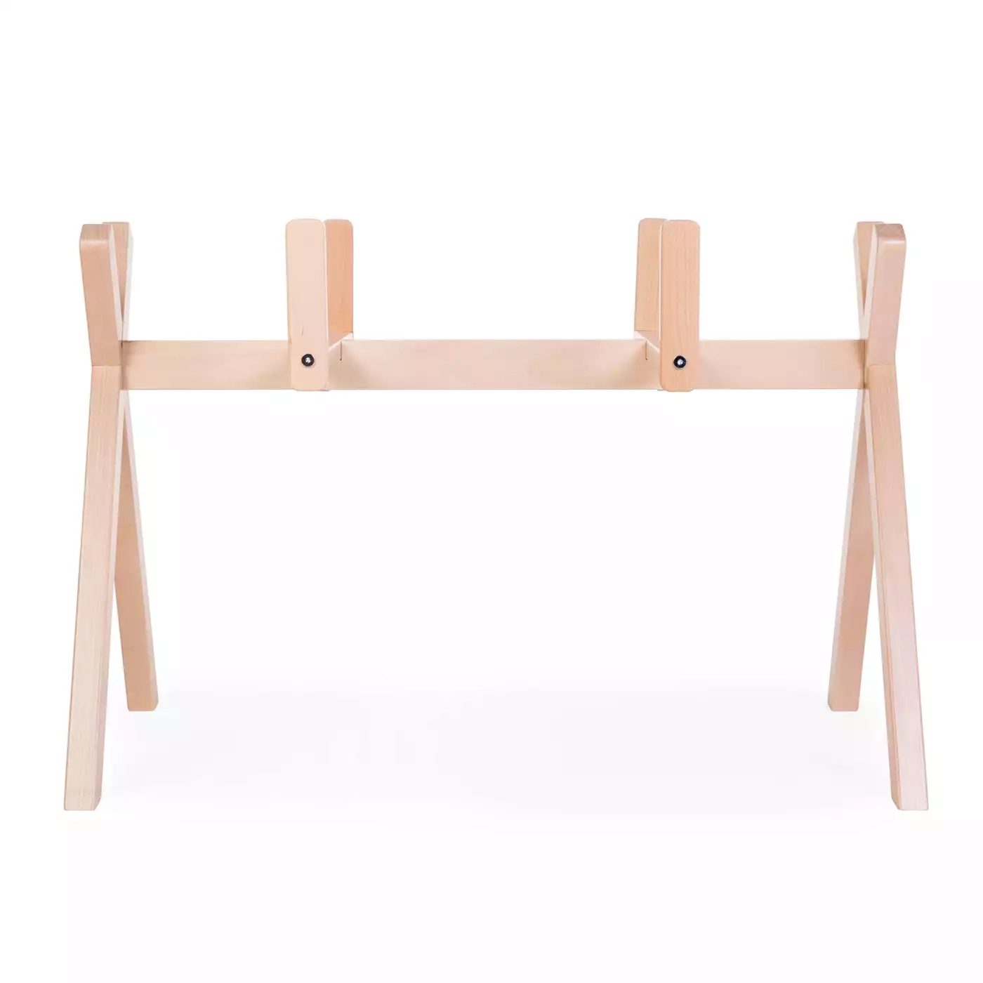 Childhome Gestell für Moseskorb Tipi „Natur“ 2-in-1 Spielbogen aus Holz