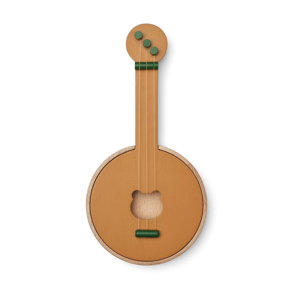 Liewood Chas Kinder-Banjo „Eden / Golden caramel mix“, Buchenholz – Bild 2