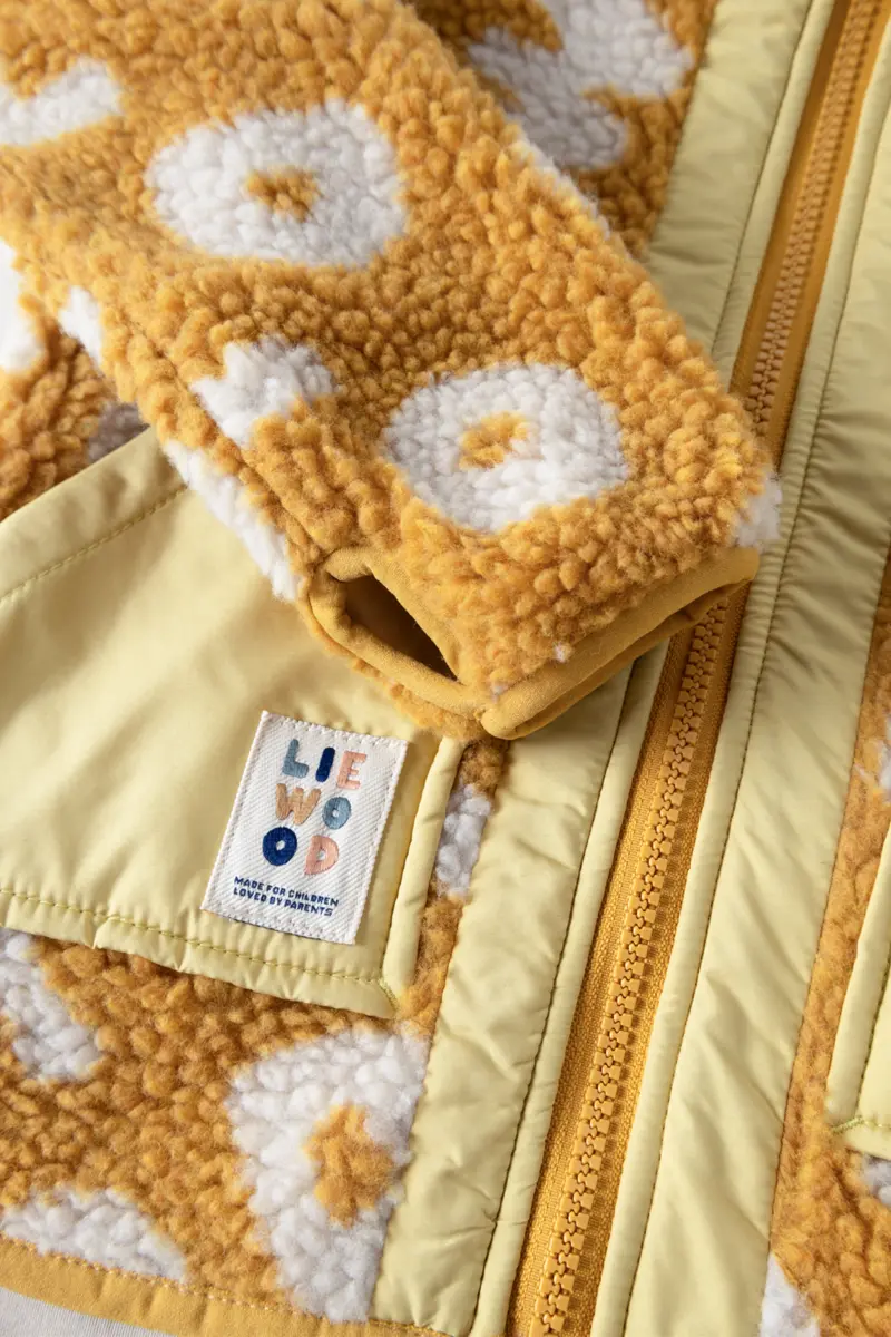 Liewood Fleecejacke Noam „Letters / Yuzu“, Sherpa Jacke, Gr. 86-152 – Bild 4
