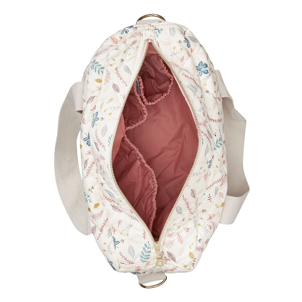 Cam Cam Wickeltasche „Pressed Leaves Rose“ Innenansicht