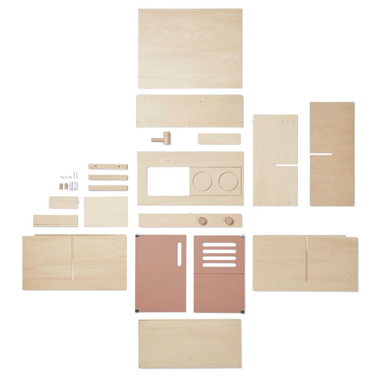 Liewood Kinderspielküche Mario „Tuscany rose“, Buchenholz – Bild 2