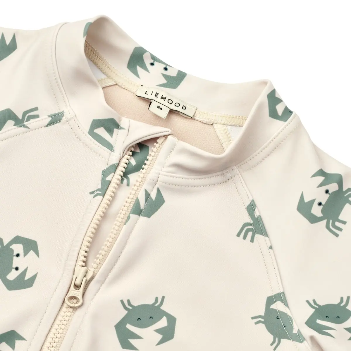 Liewood Max Schwimm-Jumpsuit „Crab / Sandy“, LSF 50+