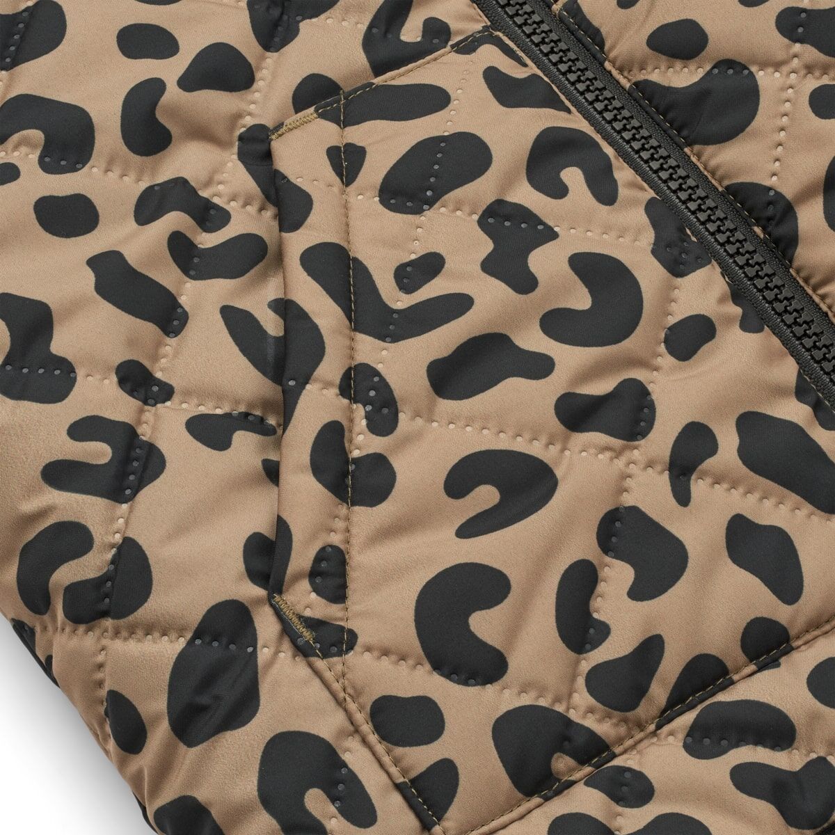 Liewood Jackson Thermo-Wendejacke für Kinder „Leo oat / Black panther“, Gr. 80, 98 – Bild 4